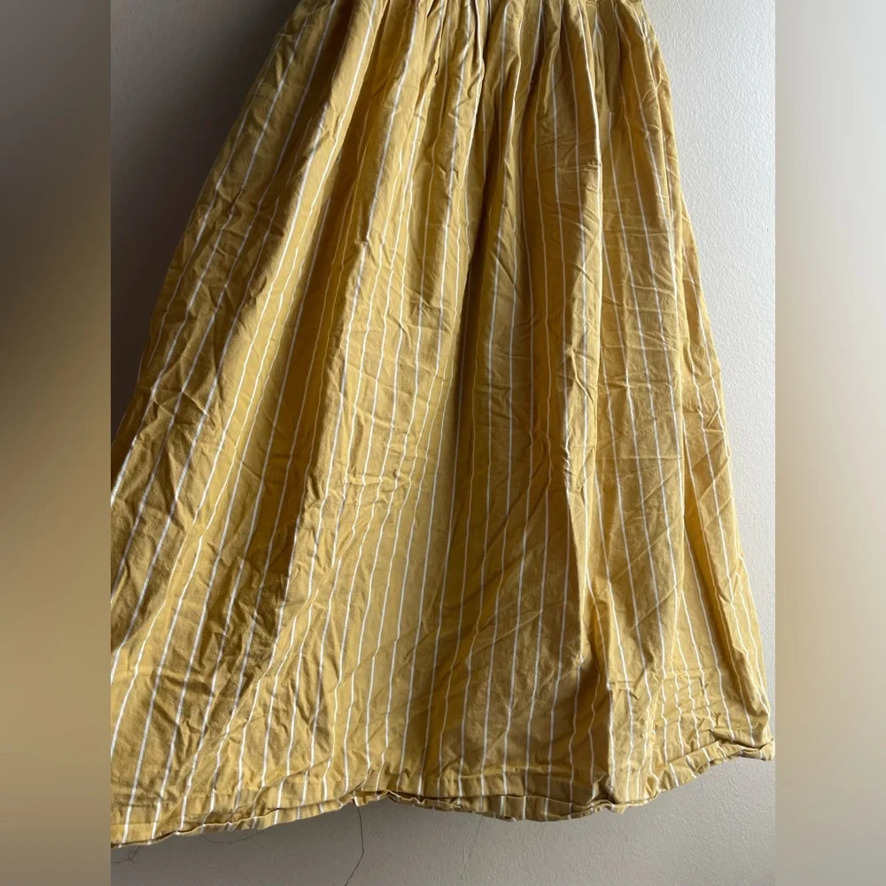 The Great Larel Yellow Striped Maxi Dress Size 2 Pockets - Picture 10 of 16
